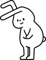 お辞儀うさこちゃん